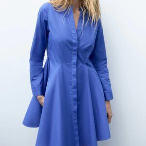 Zara Short Poplin Dress